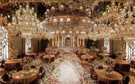 慕夏花园 [ 最大20桌 · 高8.0m · 无柱 · 低消6988 ]