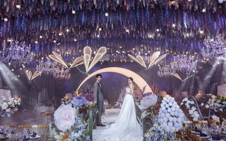 莫奈花园 [ 最大12桌 · 高8.0m · 无柱 · 低消6988 ]