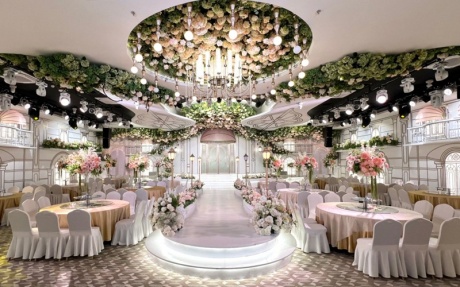 香榭丽舍 [ 最大18桌 · 高6.0m · 无柱 · 长方形 ·  ]